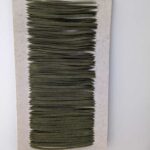 "Durchdrungen", 70 cm x 40 cm, Synthetik Filz